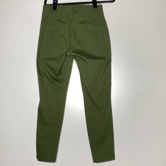 Old Navy Wow Green High-Waisted Super Skinny Ankle Pants Women's Size 2 - Picture 2 of 7